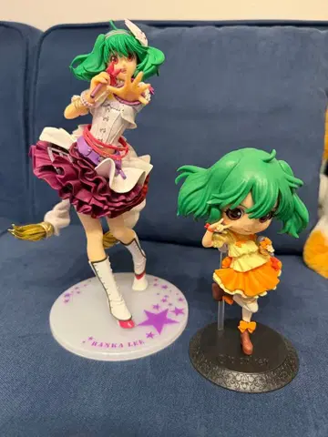 마크로스 프론티어 란카 피규어 세트 박스 없음