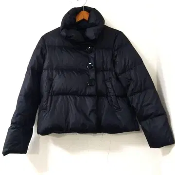 ROPE 로페 다운 자켓 볼륨 칼라 M 숏 기장 블랙 검정