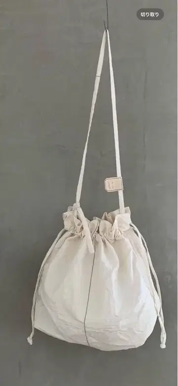 우자키 씨 앤티크 린넨 숄더백 프랑스 앤티크