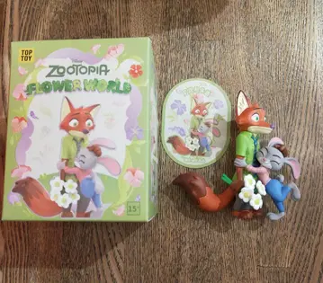 주토피아 피규어 닉 주디 FLOWER WORLD