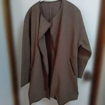 노카라 자켓 브라운