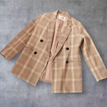 새상품급 JOINTWORKS 체크 무늬 테일러드 자켓