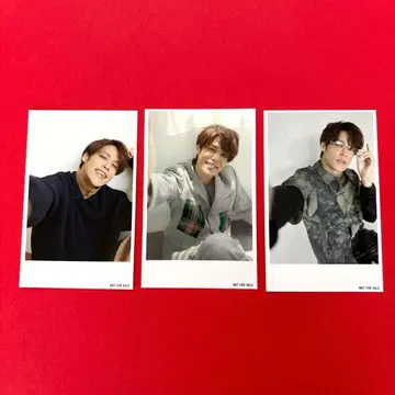 미야노 마모루 FACE 조기 예약 특전 미니 사진 3장