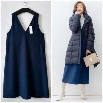 빅 사이즈 46*23구 고급 울 압축 저지 원피스*자유구 ICB 쿠미쿄쿠