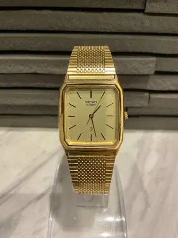 [배터리 교체 완료, 작동 확인됨] SEIKO 세이코 옥타곤 골드 남성용