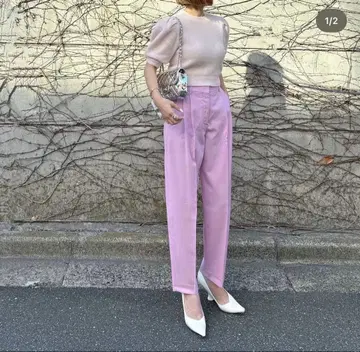 시뉴 cygne 핑크 라메 니트