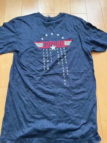 영화 탑건 / 수입 티셔츠 / 스태프 티셔츠 / S 사이즈