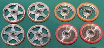 미니 사륜구동 플라스틱 링 부착 베어링 롤러 세트