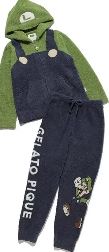 젤라또피케 루이지 남성용 상하의 세트