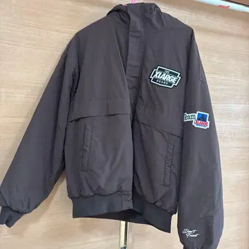 XLARGE 브라운 후드 부착 자켓 M
