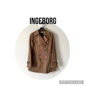 INGEBORG 브라운 테일러드 자켓