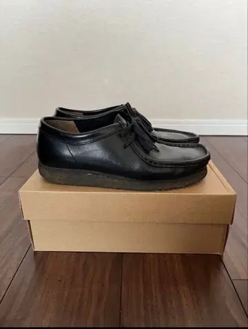 clarks WALLABEE 블랙 가죽