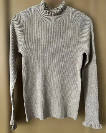 Sans Souci 베이지 리브 스웨터 34+