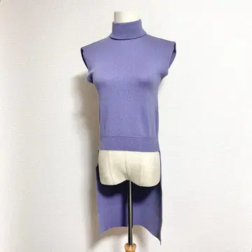 필로소피 알베르타 페레티 이탈리아제 울 비대칭 니트