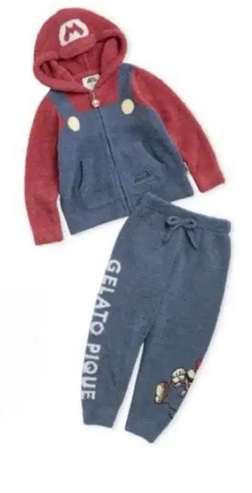 젤라또피케 마리오 상하의 세트 여성용