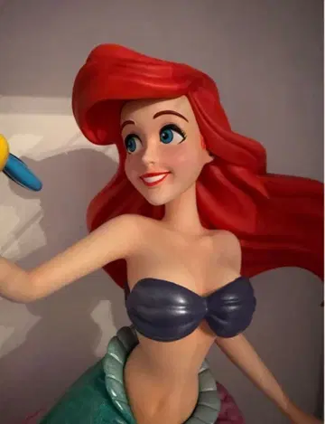 마스터크라프트 디즈니 인어공주 아리엘 플라운더 피규어