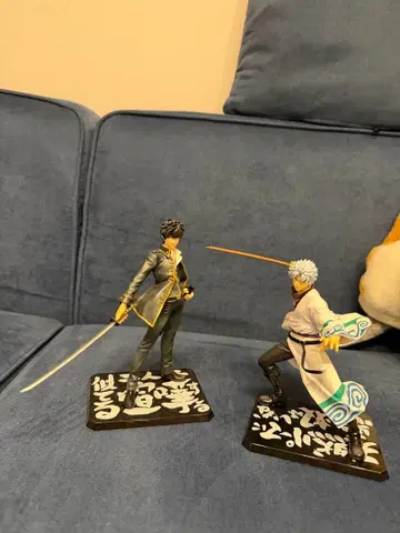 은혼 사카타 긴토키 히지카타 토시로 피규어 세트 박스 없음