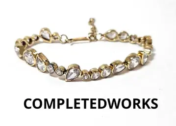 Completedworks 크리스탈 팔찌 골드
