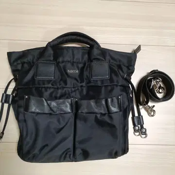 BAEROS 블랙 토트백