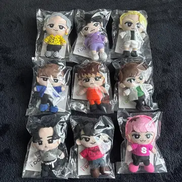 SnowMan 봉제 인형 치루누이 9체 세트