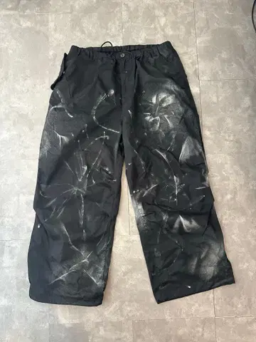 [ URBAN RESEARCH ] 리메이크 와이드 팬츠 블랙 L-XL