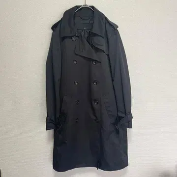 UNIQLO 블랙 트렌치코트 XL 사이즈