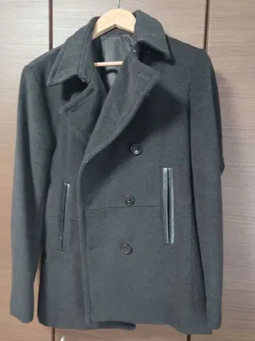 보나조르나타 꼼사 더블 브레스트 피 코트 울 혼방