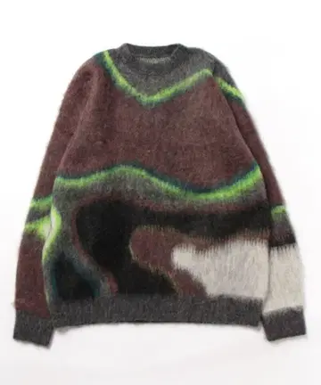 BODY LINE ABORIGINE ART KNIT TOP