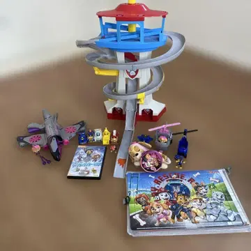 파우 패트롤 DX 파우 스테이션! 일부 비클 포함! 굿즈 세트!