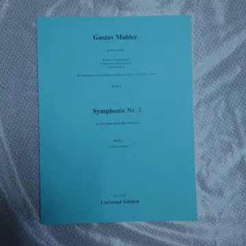 말러 교향곡 제1번 라장조 [ 거인 ] 오케스트라 대형 악보