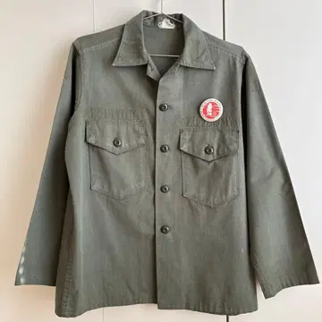 빈티지 60s-70s 초창기 USA 워크 셔츠 캔뱃지