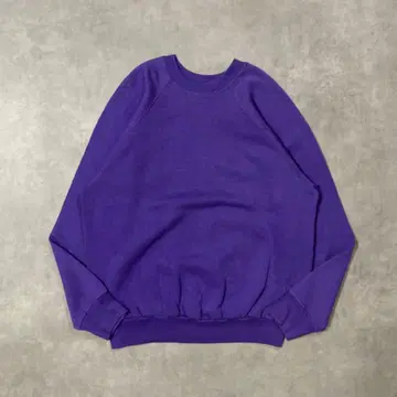 TULTEX 맨투맨 래글런 무지 90s USA제 보라색 XL 11945