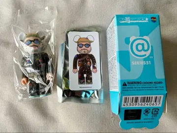 새상품 베어브릭 시크릿 mr brainwash 시리즈 51