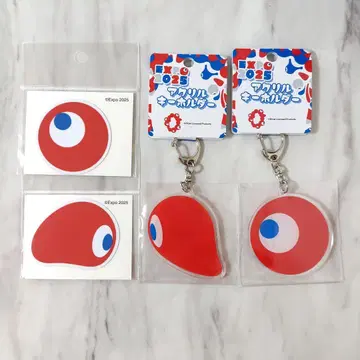 [ 4개 세트 ] 코미야쿠 아크릴 키링 스티커