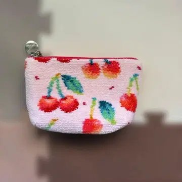 FELLER 체리 도트 보트형 파우치 S