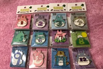 지브리 이웃집 토토로 탄생월 핀즈 전종 세트