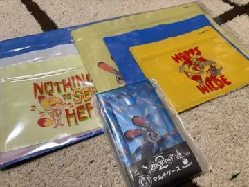 주토피아2 해피 복권 3종 세트 Happy 복권 멀티 케이스 지퍼 백