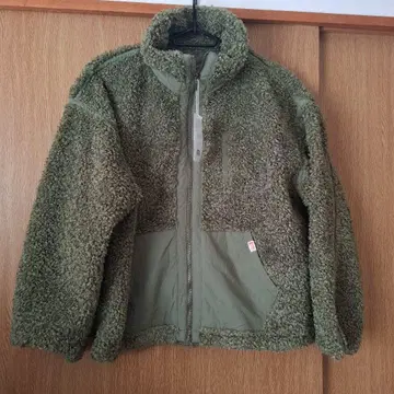 푸들 보아 x 나일론 이소재 절개 플라이트 자켓