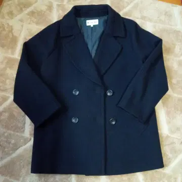 GLOBAL WORK 글로벌 워크 네이비 울 코트