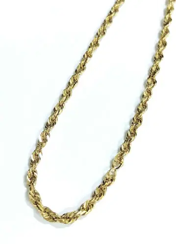 K10 로프 패턴 롱 목걸이 63cm