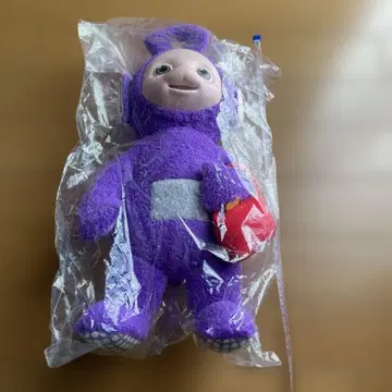 [ 미개봉 ] 텔레토비즈 봉제 인형 보라색 빨간색 가방 포함