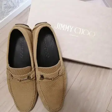 JIMMY CHOO 베이지 로퍼 43