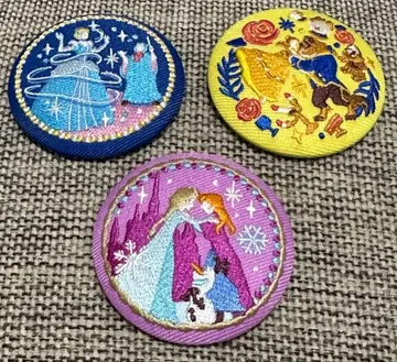 디즈니 자수 캔 배지 묶음 판매 3세트 익명 배송