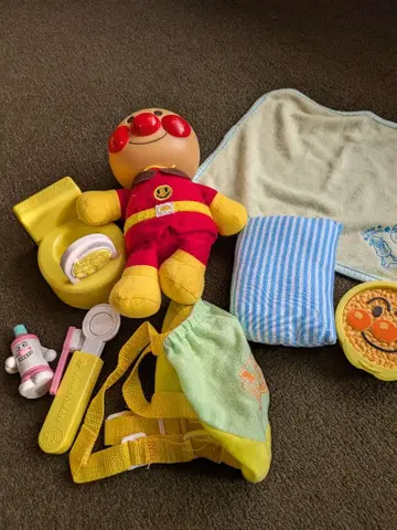 호빵맨 봉제 인형 완구 세트