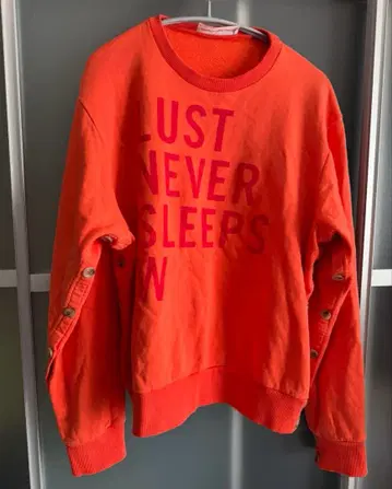 Walter Van Beirendonck 오렌지 긴팔 T셔츠