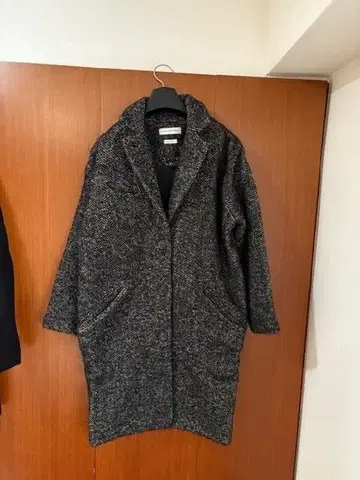 ISABEL MARANT ETOILE 헤링본 체스터 코트 34