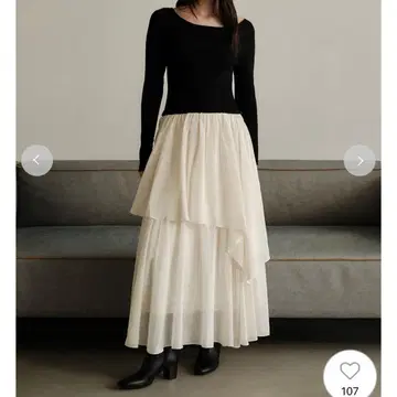 프레이 아이디 니트 도킹 원피스