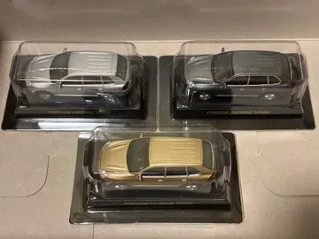 교쇼 1/64 포르쉐 카이엔 터보 3대 세트