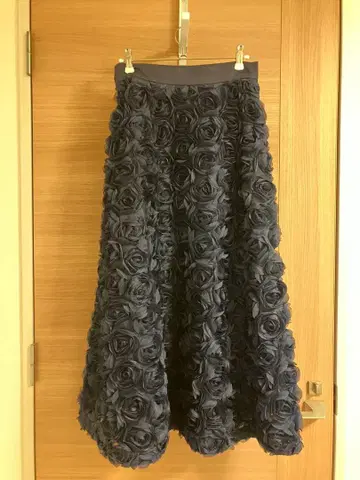 IENA Flower 플레어 SK 네이비 사이즈 36