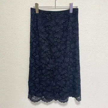 인덱스 네이비 레이스 타이트 스커트 M 사이즈